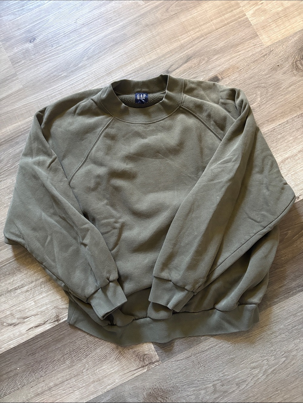 GAP Olive Crewneck Sweatshirt
